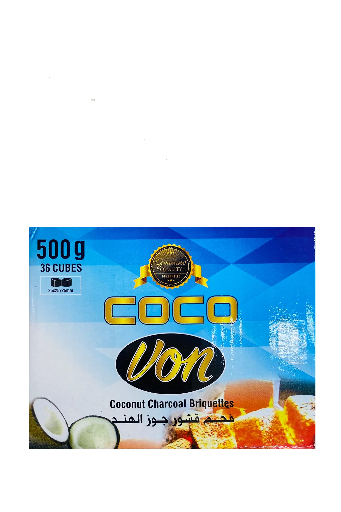 max time dokha COCO COCONUT CHARCOAL FOR SHISHA& BAKHOOR 36 CUBES