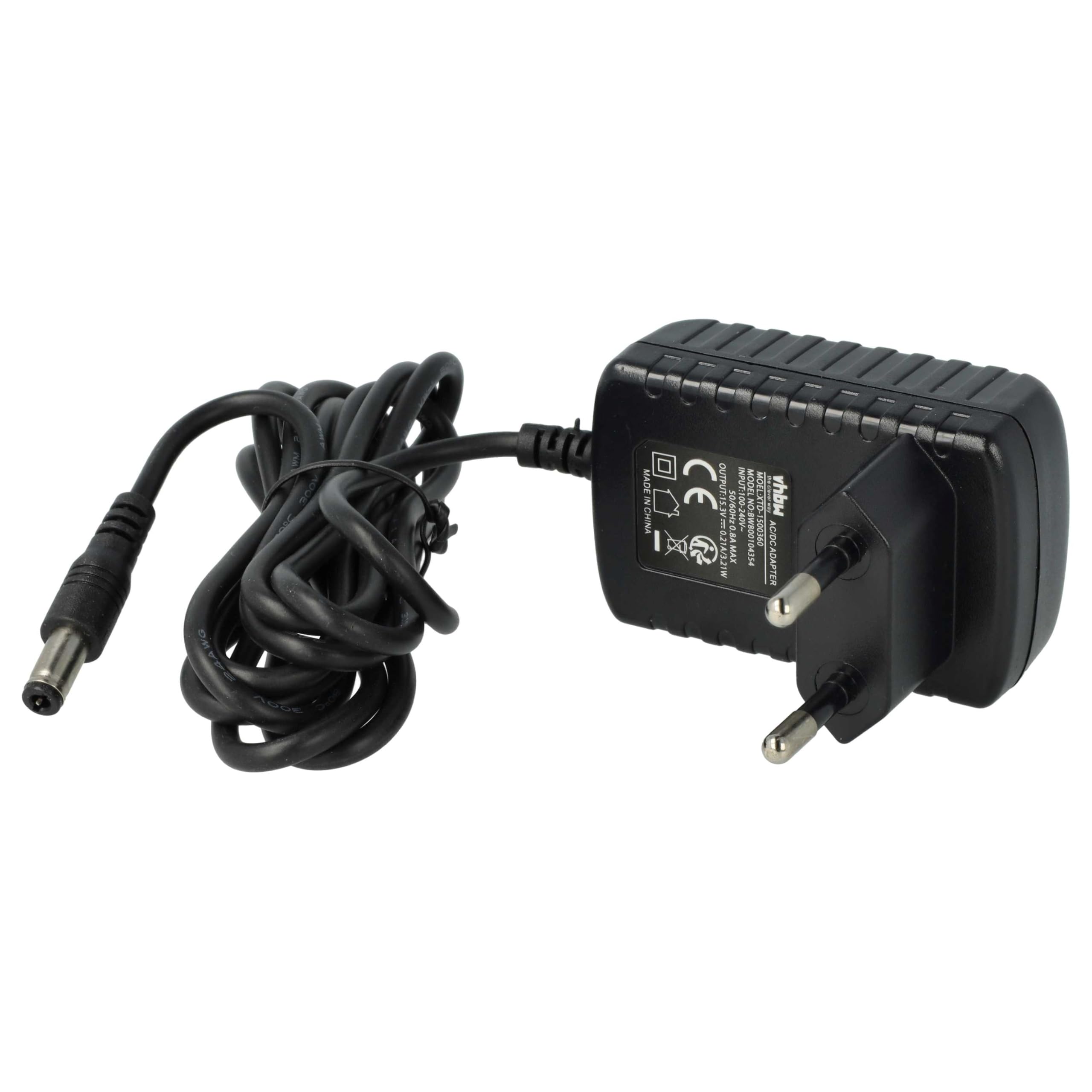 vhbw alimentatore compatibile con Black & Decker EPC12 12B attrezzi portatili, utensili elettrici - 150 cm