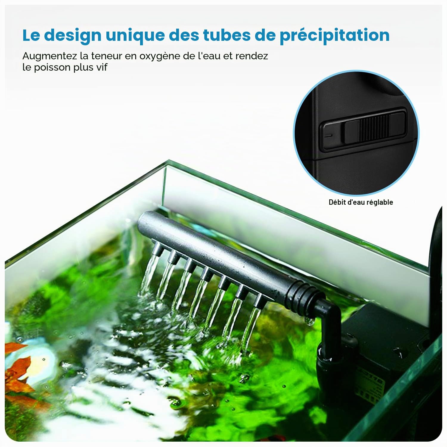 Forever Speed 6W 450 L/H Pompe d'aquarium Filtre interne d'aquarium filtre-pompe d'aquarium