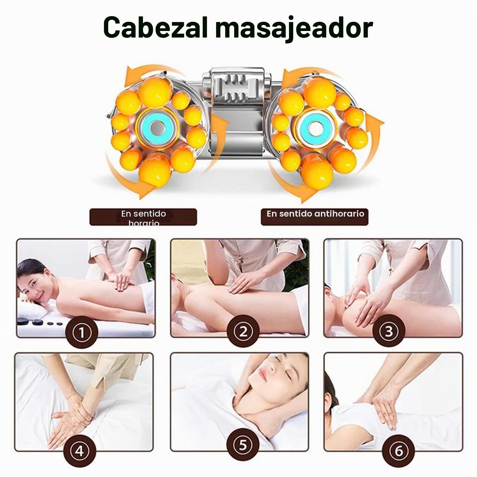 KardoL Estera Masaje De Cuerpo Entero Vibratoria, 20 Cabezales De Masaje De Cuello, Colchón De Masaje Calefactado De Aliviar El Dolor En El Cuello, Espalda, Cintura, Piernas