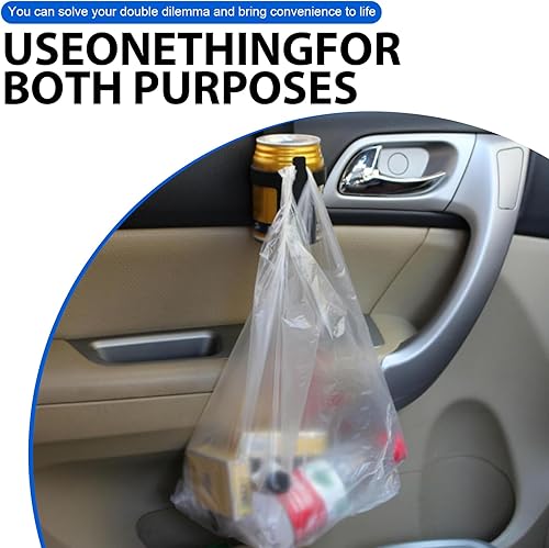 Miniatura 5 de 2 portavasos para puerta de automóvil, almacenamiento portátil para vasos de agua, soporte para bebidas de automóvil, universal para la mayoría de