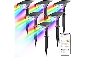 Smart Solar Lights Outdoor SL5: Illuminate Your Outdoors with Color and Control