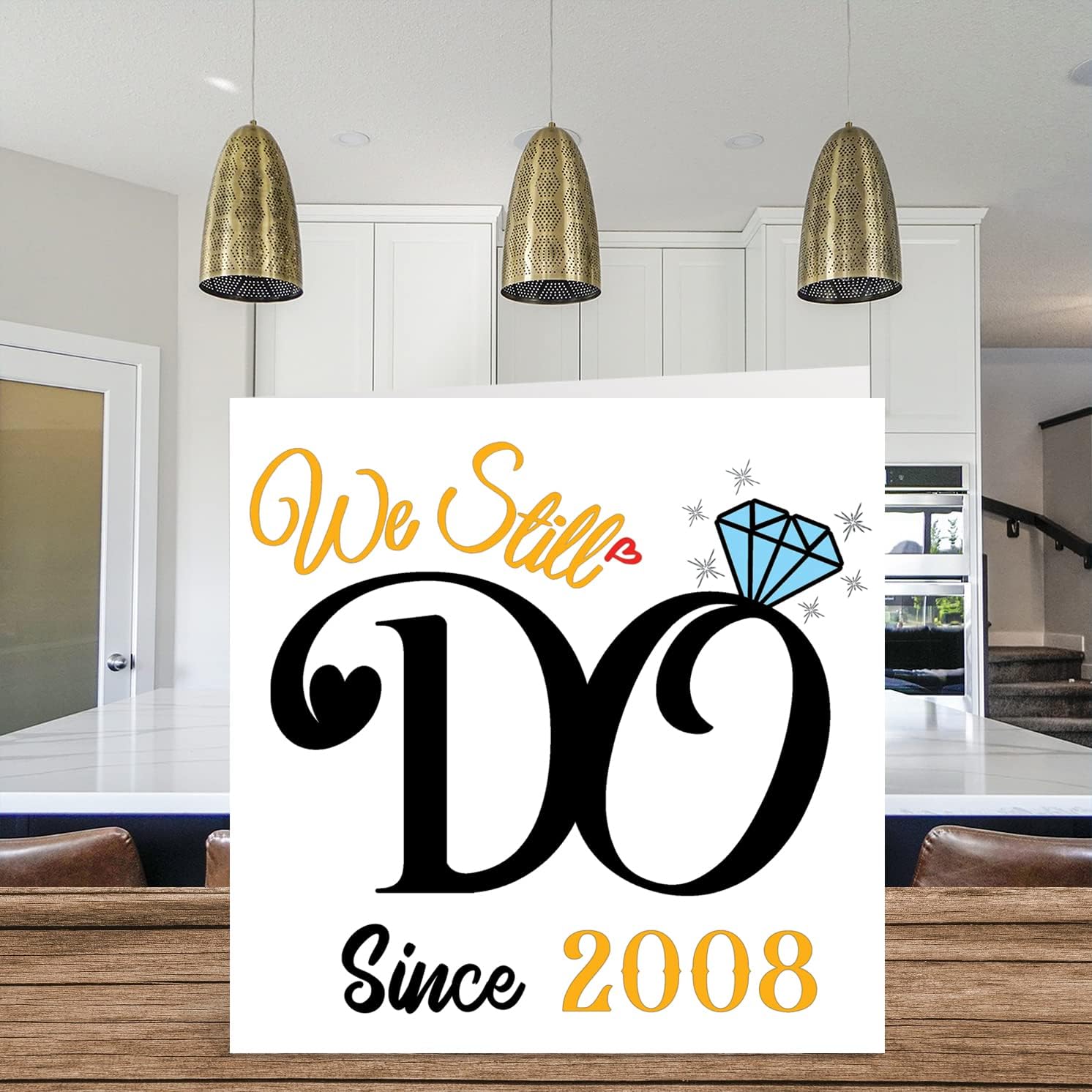 Stuff4 18th Anniversary Card for Husband Wife - We Still Do Since 2008 - I Love You Gifts, Happy 18th Wedding Anniversary Cards for Partner, 5.7 x 5.7 Inch Greeting Cards for Anniversaries
