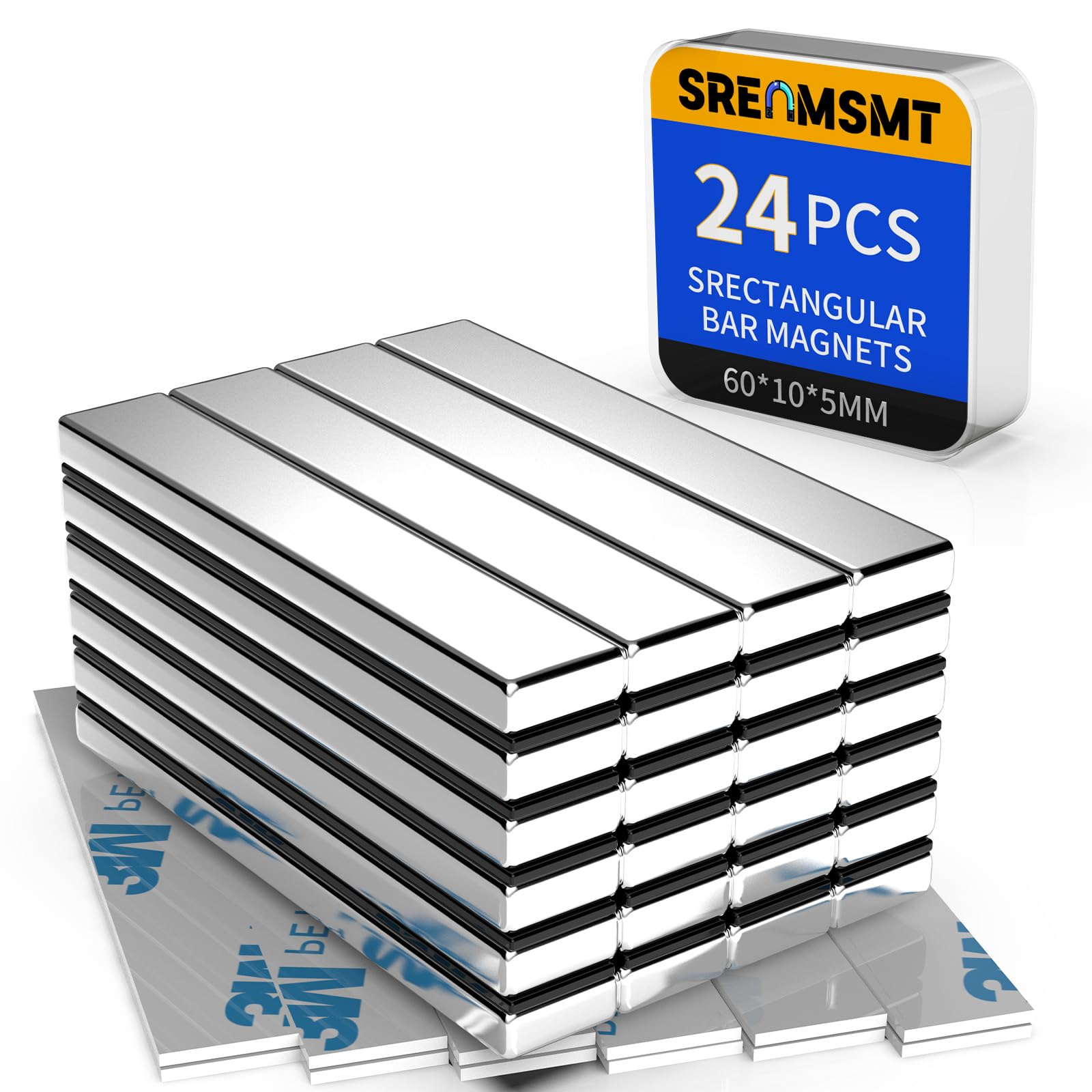 Powerful Neodymium Bar Magnets, 12 Pack Heavy Duty Magnet, 60x10x3 mm — Amazon image 18