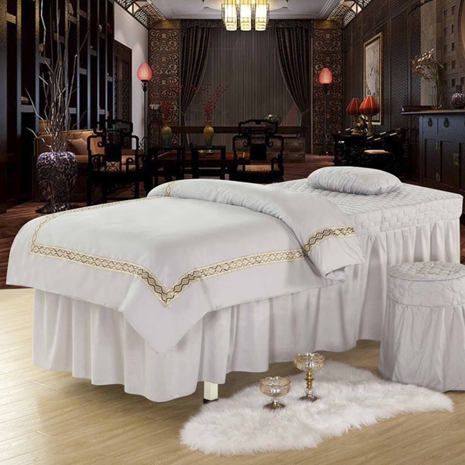 Amazon.co.jp: Massage Bed Cover, European Luxury Massage Table 