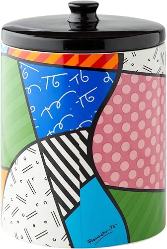 Miniatura 10 de Enesco Disney by Britto - Tarro de caramelos de Mickey Mouse y Pluto, 6 pulgadas, multicolor