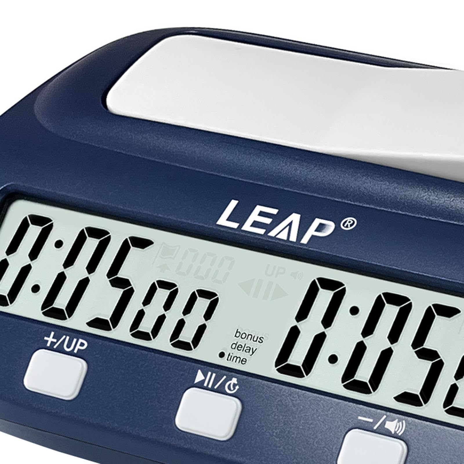 Horloge D'Échecs Électronique Minuterie Portative Jeux de Plateau Réveil Alarme Fonction Minuterie Mémoire Affichage Clair PP Adaptée Joueurs Entraîne