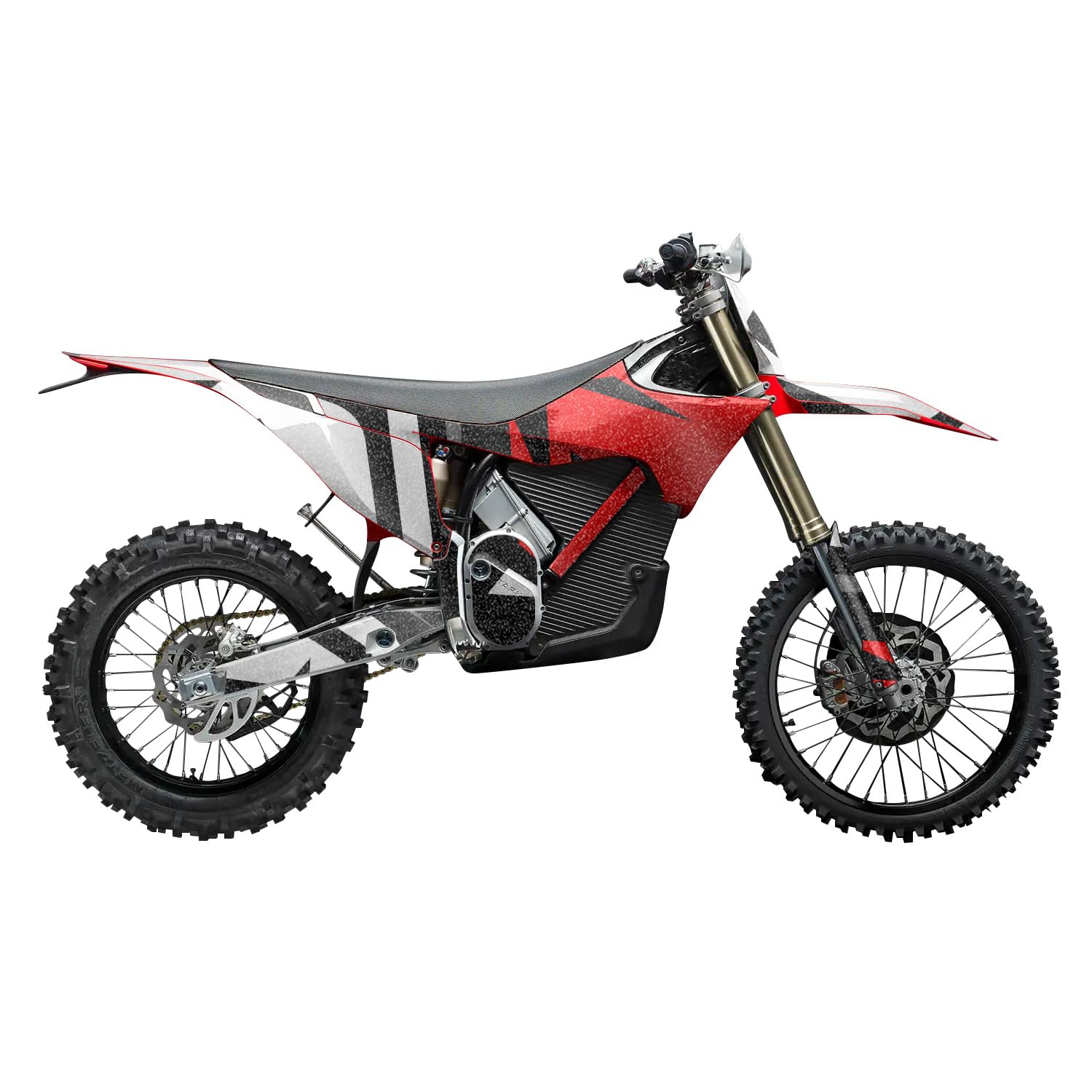Glossy Glitter Stark Varg MX 2023-2025 Graphics Kit Wrap - Breakout - Varg MX Skin - Premium 3M Vinyl Protective Wrap Decal Cover - Easy to Apply | Crafted in The USA by MightySkins