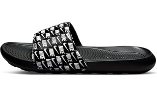 Nike mens Victori One Slide Print Black Flip Flop - 8 UK (CN9678)