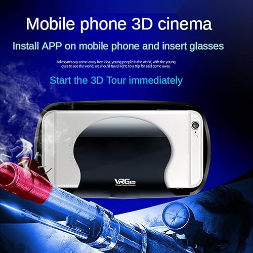 Miniatura 4 de The Best Virtual Reality 3D Gaming Glasses System for Vr Headsets Vr Headsets for I-Phone and Android Phones Gifts for Children and Adults
