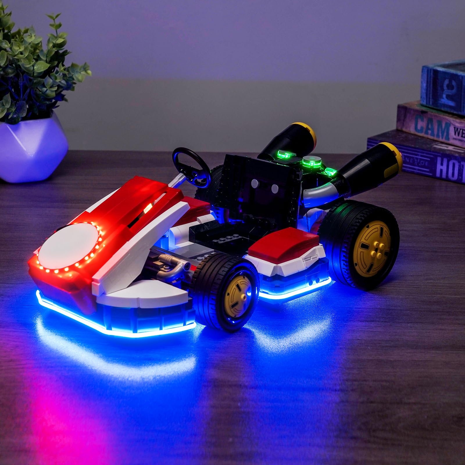 Remote Control Led Light Set Compatible with Lego 72037 Mario Kart, Mario & Standard Kart (No Model) - Image 4