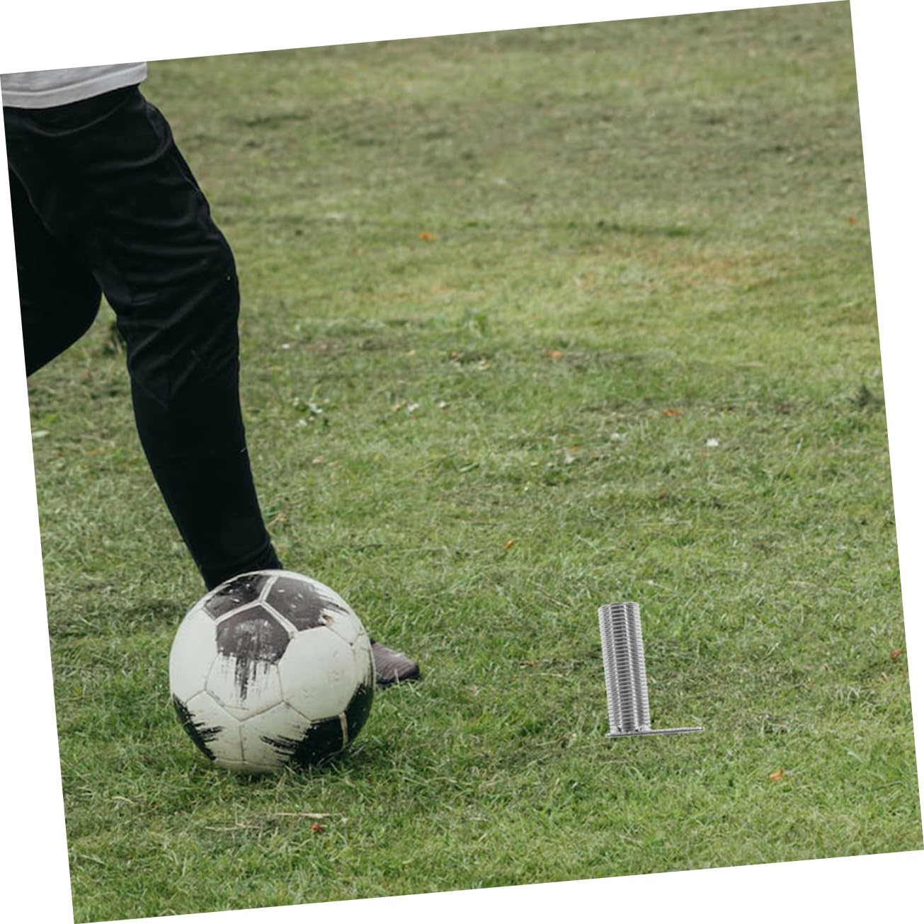 1set Accessori per Calcio Supporto per Bandierine Picchetti Molla per Allenamento Stabilità e Trasportabilità per Terreni di Gioco e Allenamenti di Squadra