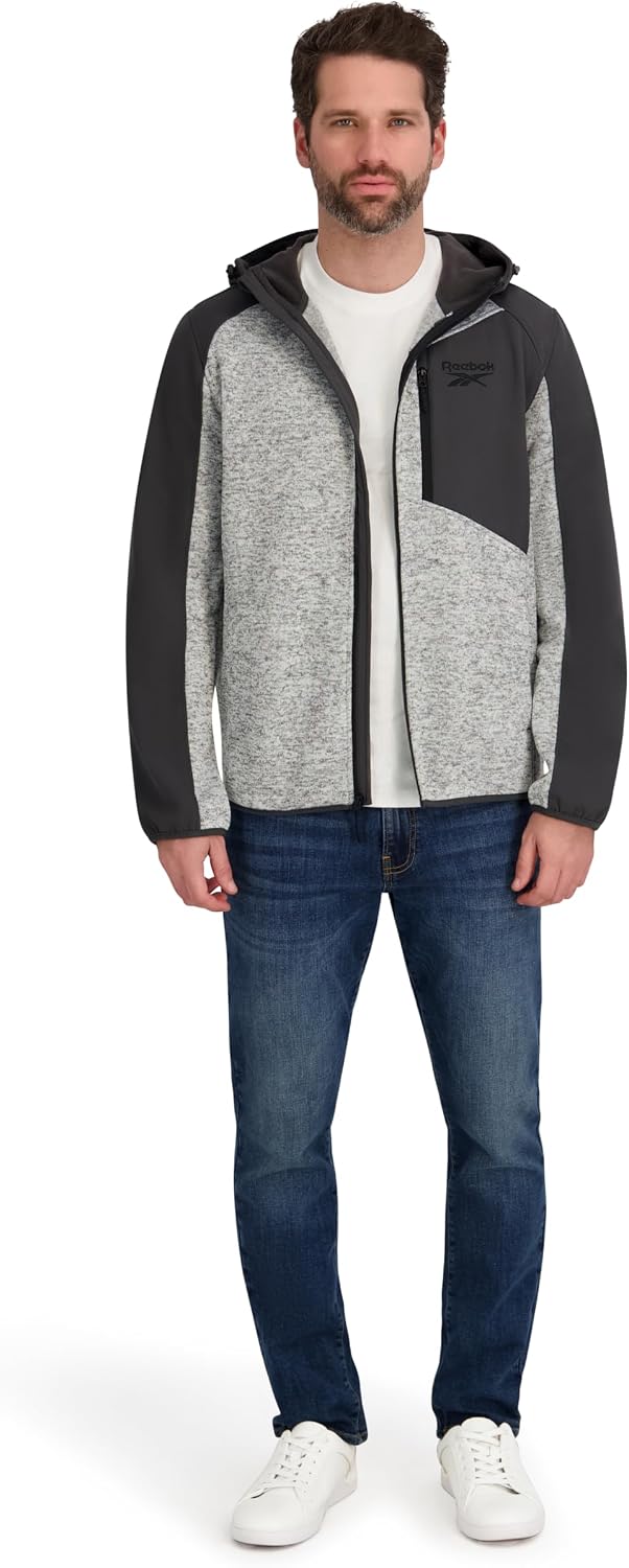 Men's Full Zip Hooded Sweater Fleece Jacket image 4