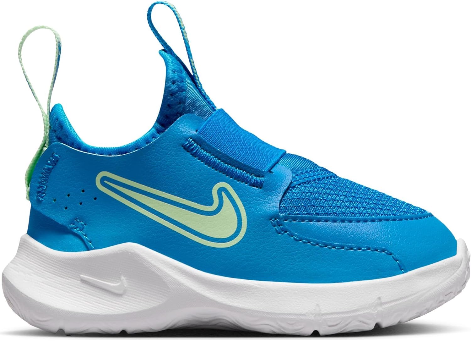 Nike Flex Runner 3 Baby/Toddler Shoes (FN1478-400, Photo Blue/Vapor Green) Size 4