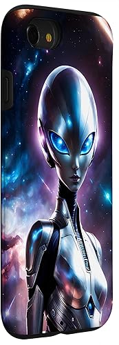 Miniatura 33 de iPhone 14 Pro Max Unique Sci-Fi Alien Case