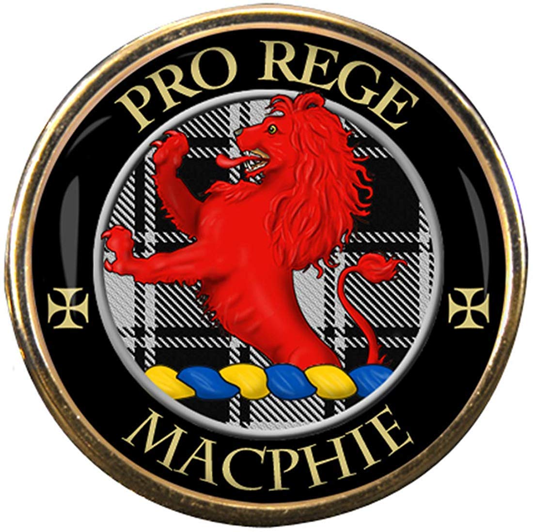 Macphie (ancient) Scottish Clan Lapel Pin Badge