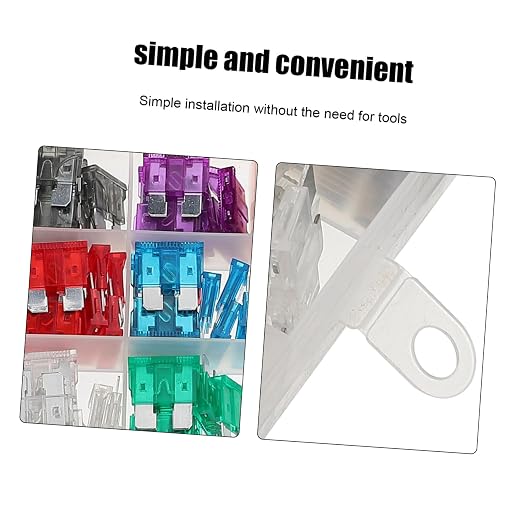 Kit de fusibles automotrices MAGICLULU, 150 piezas, para autos, camiones, motocicletas y RVs, con caja de almacenamiento miniatura 3