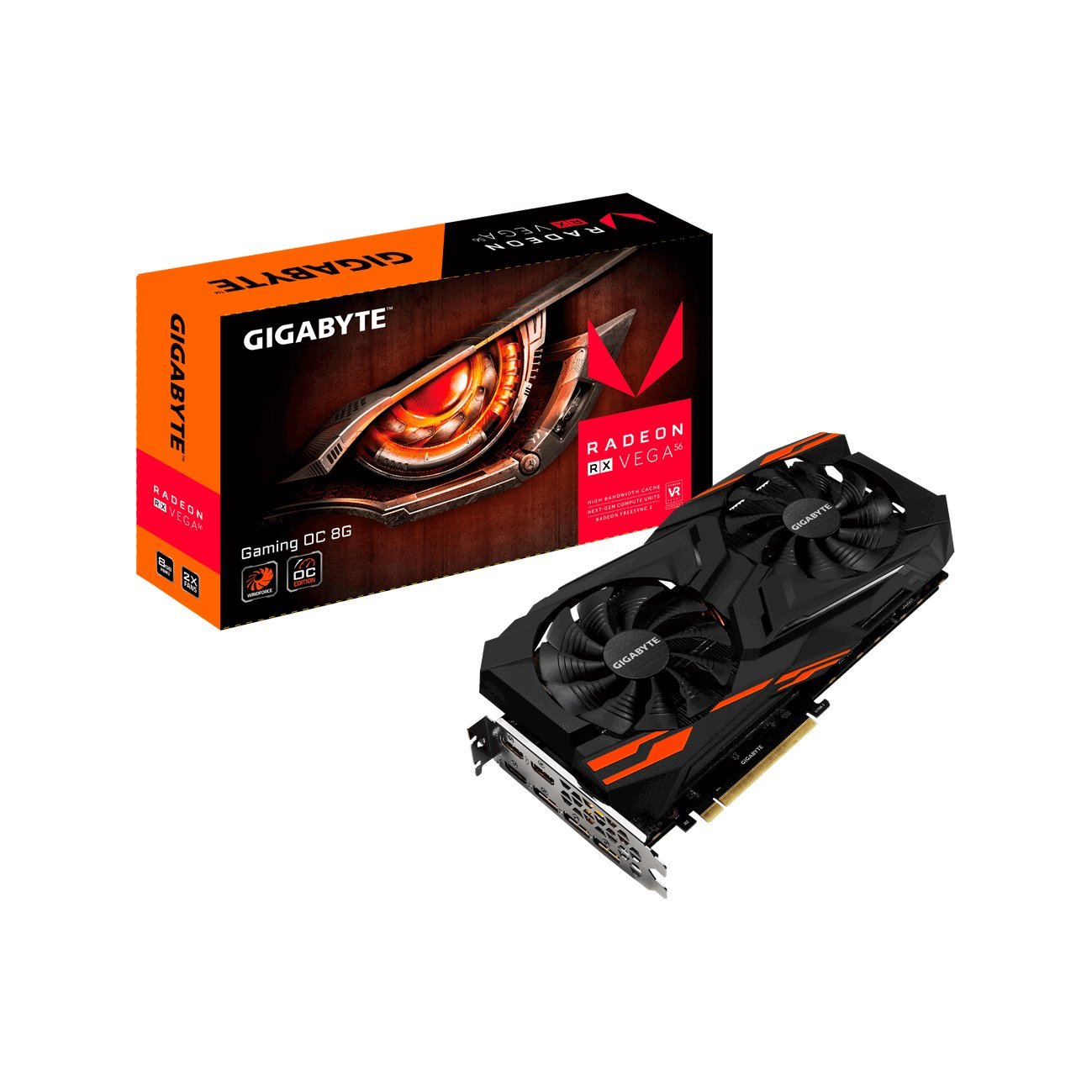 グラフィックボード・グラボ・ビデオカード Radeon Vega56 8GB Amazon | GIGABYTE ビデオカード Radeon VEGA56 搭載 GV