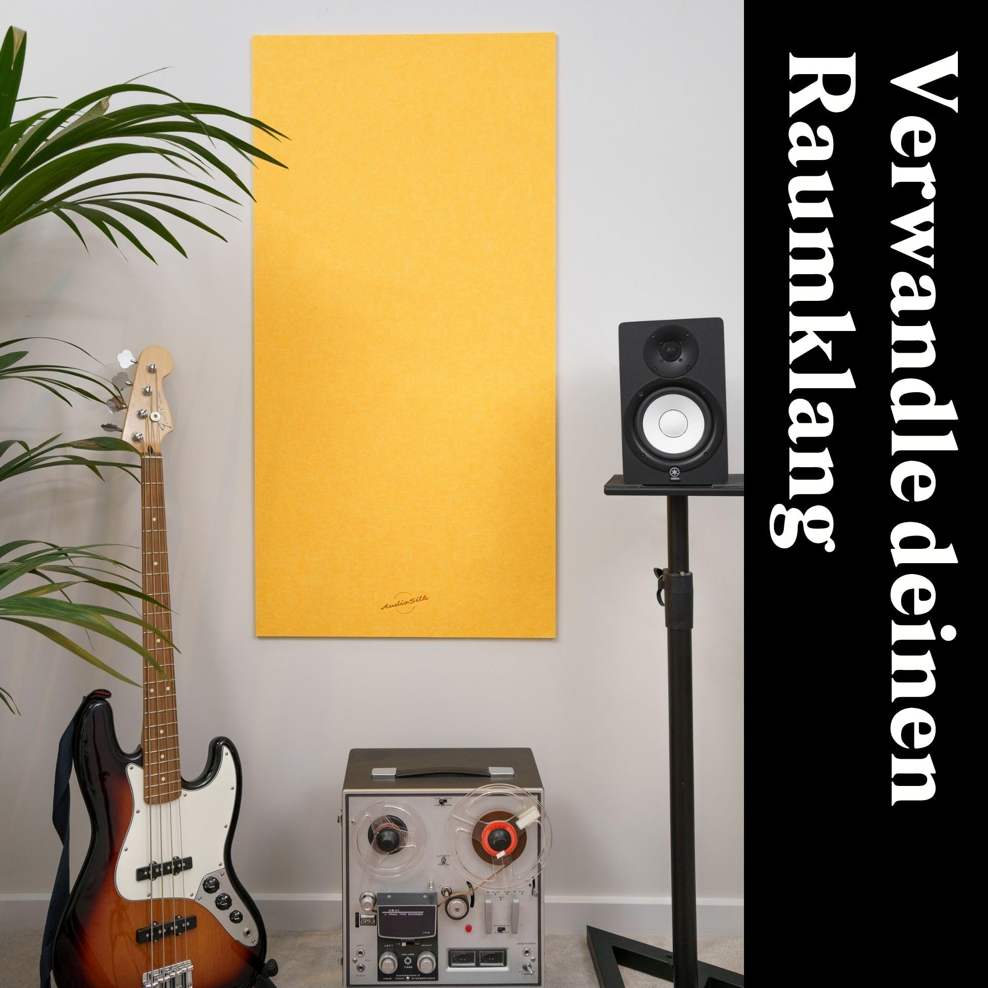 Akustikpaneele Schallabsorber, 4er ROOM KIT, groß, 116 x 58 cm, Hellblau