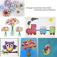 Vista 6 de GREENTIME 4800-5000 piezas colores mixtos de varios tamaños botones redondos de resina para manualidades, costura, manualidades, botón manual