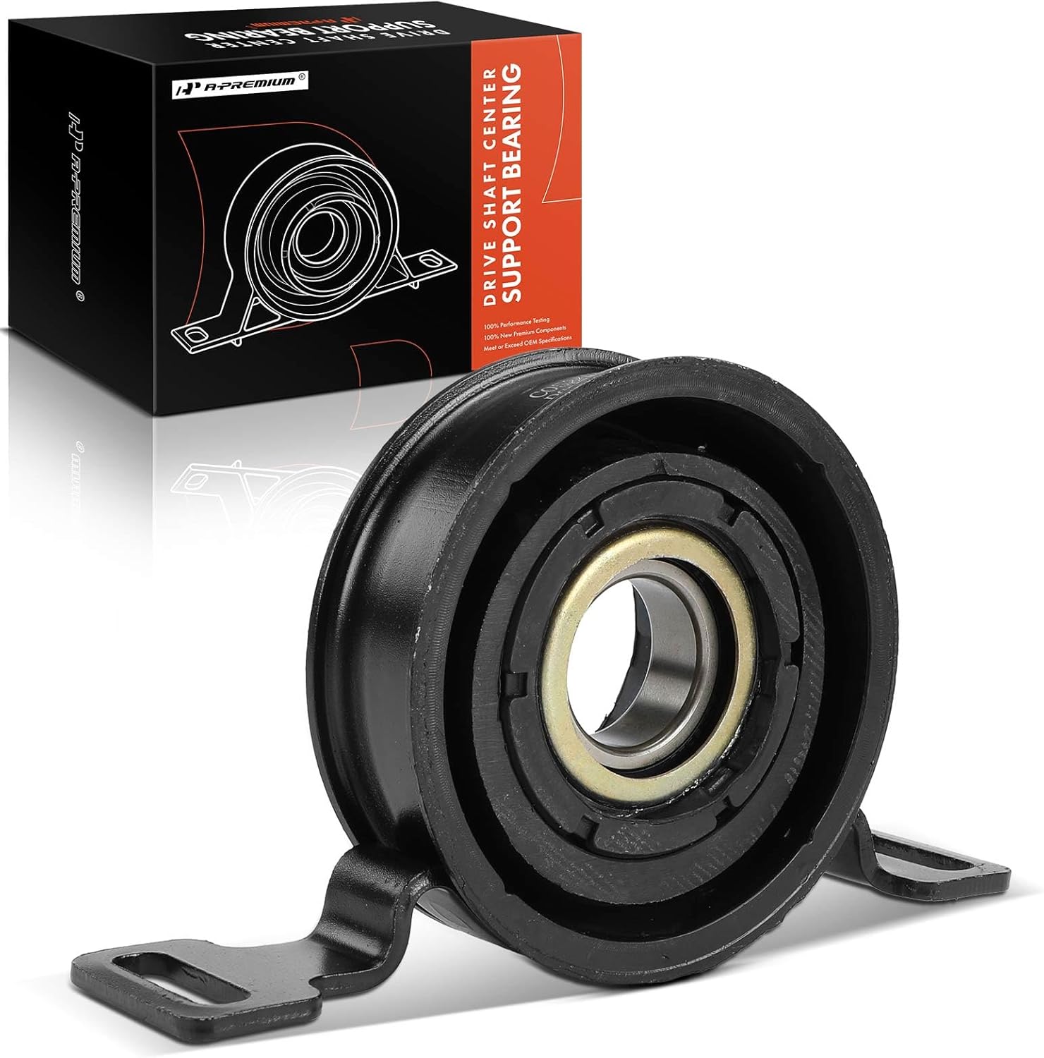 A-Premium Rear Drive Shaft Center Support Bearing Driveshaft Carrier Bearing Compatible with Land Rover Range Rover 2002-2009, 4.4L 4.6L, 4WD, Replace# TVB500380