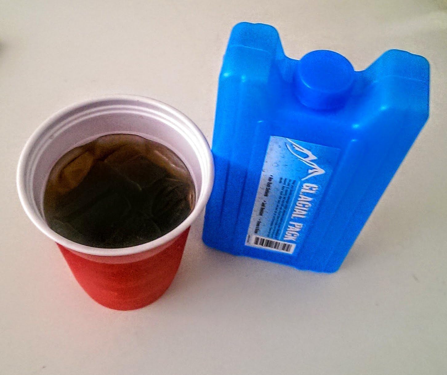 Ice Pack Secret Flask - 14 oz Blue - 1 Pack