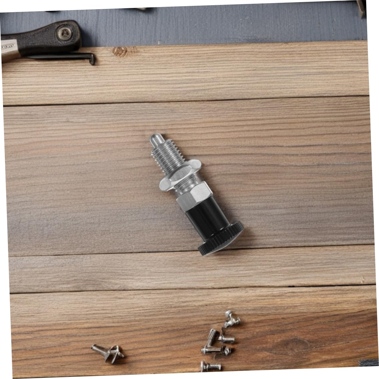 Ciieeo Spring Plunger Indexing Pin Self-Locking Stainless Steel Reset Plunger for Automotive and Manufacturing Applications and Positioning Tool