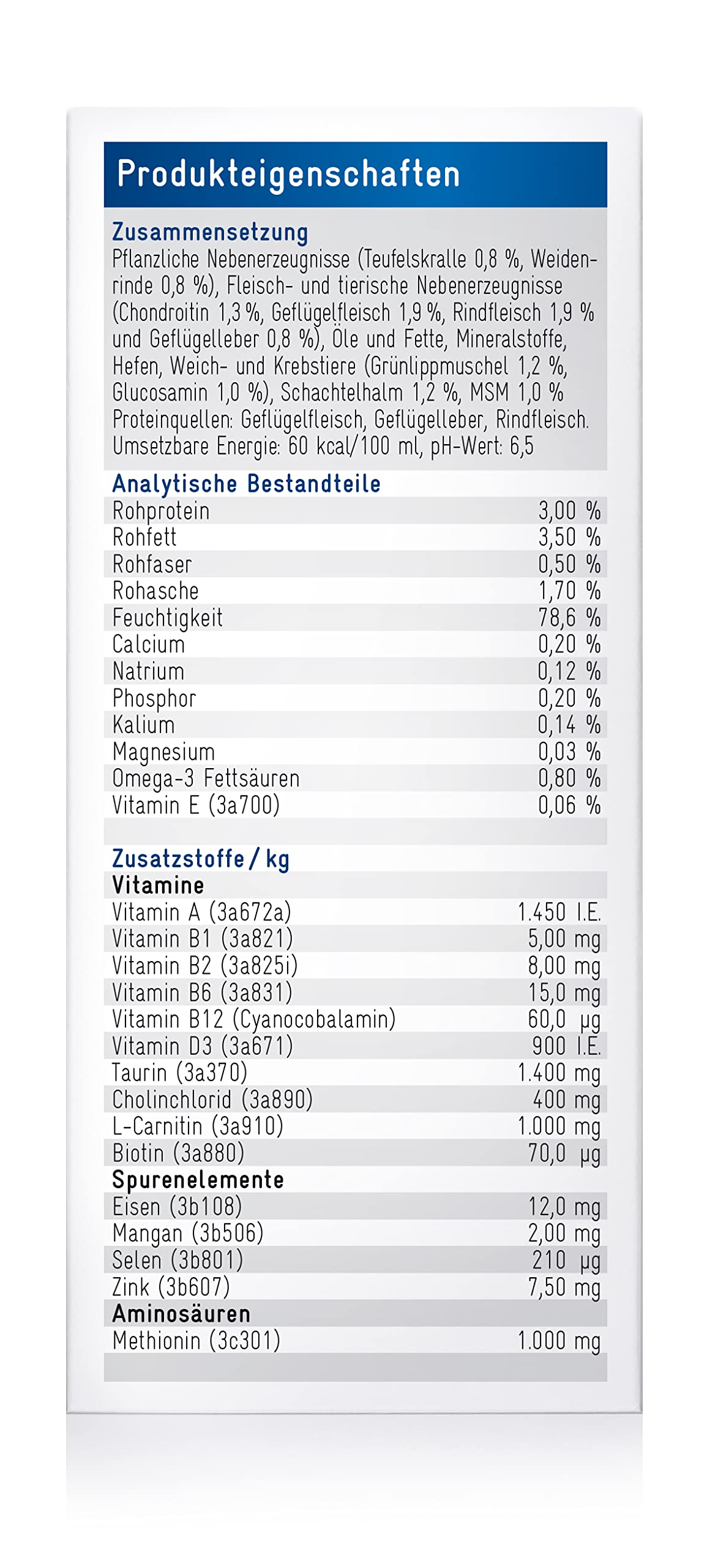 RECOACTIV Gelenk Hund - hochdosiertes EPA + Omega-3, Glucosamin, MSM, Chondroitin, Grünlippmuschel - zur Unterstützung des Gelenkstoffwechsels, schmackhaftes Diät-Ergänzungsfuttermittel, 3 x 90 ml