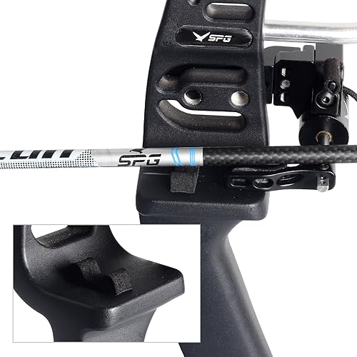 Miniatura 4 de SPG Kit de fieltro de repuesto para soporte de flecha, 2 juegos (4 piezas) de cinta adhesiva de fieltro con 2 soportes para almohadillas de caída