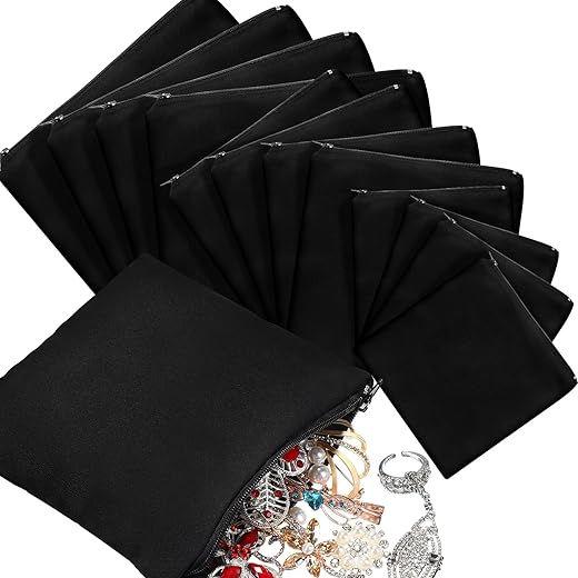 What Does 923 Italy Mean On Jewelry Reginary 12 Pieces Zippered Silver Jewelry Storage Bags Anti Tarnish Silver Protection Bags Jewelry Tarnish Prevention Cloth Pouches for Jewelry Necklace Bracelet Earrings
