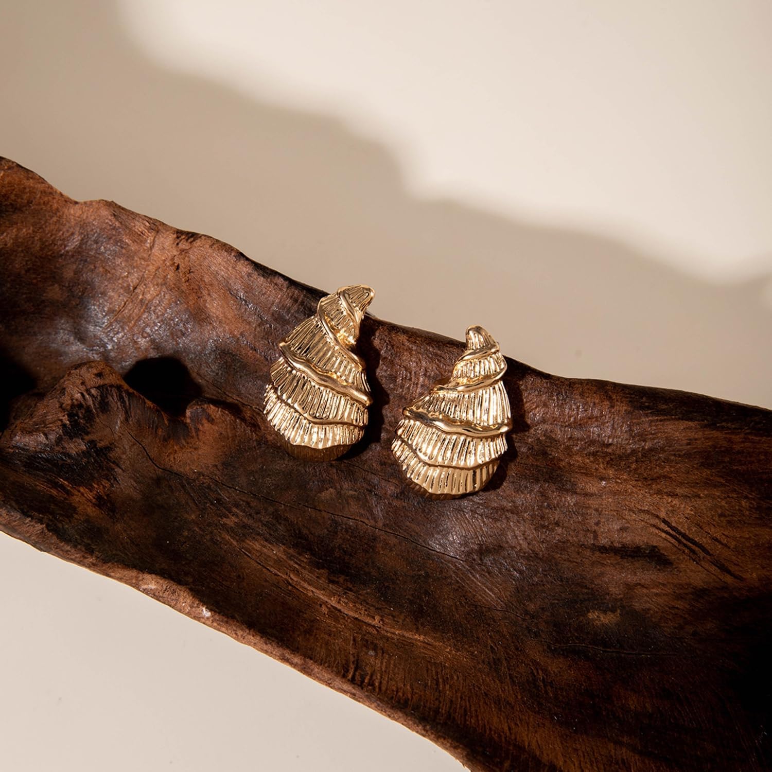 ASTRUE Elegant Gold Hoop Earrings for Women - Hypoallergenic Lightweight Geometric Jewelry for Daily Wear & Special Occasions - Image 6