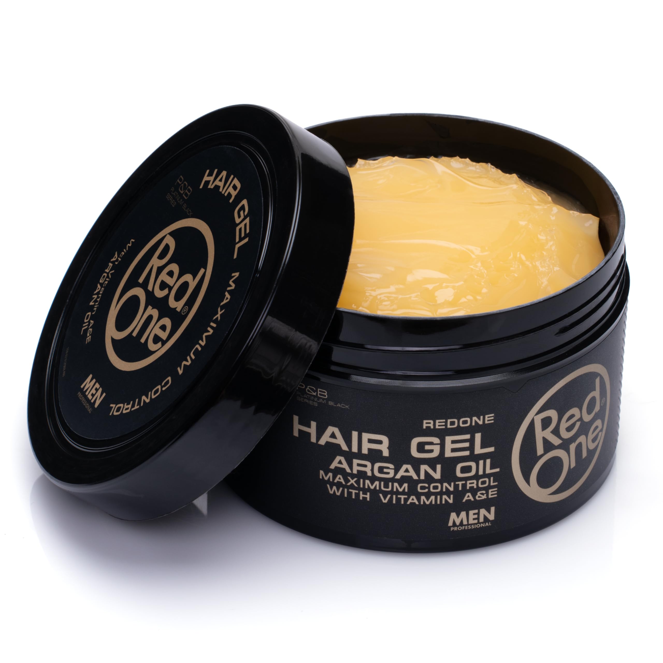 Redone Argan Oil Hair Gel 400 ml - Ultra-Strong Hold Styling Gel with Panthenol & Vitamin E, 400 ml (Pack of 1) - Image 3