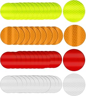 60 Pcs Reflective Stickers, Bike Reflectors, Car Bumper Refl