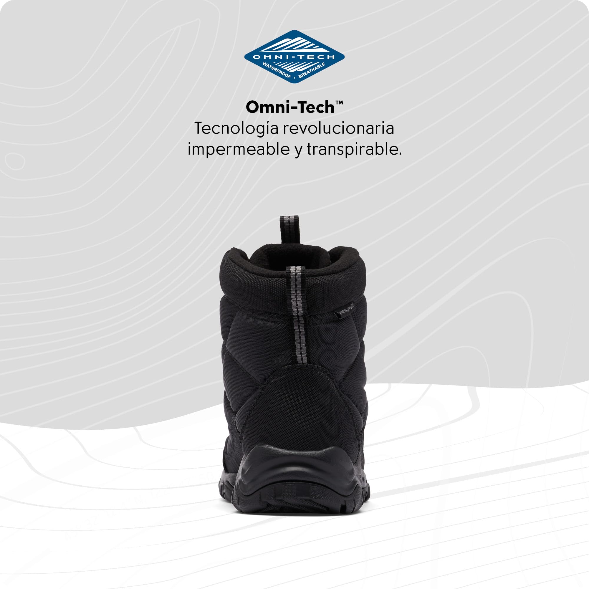 Columbia Botas de Nieve para Hombre, FIRECAMP