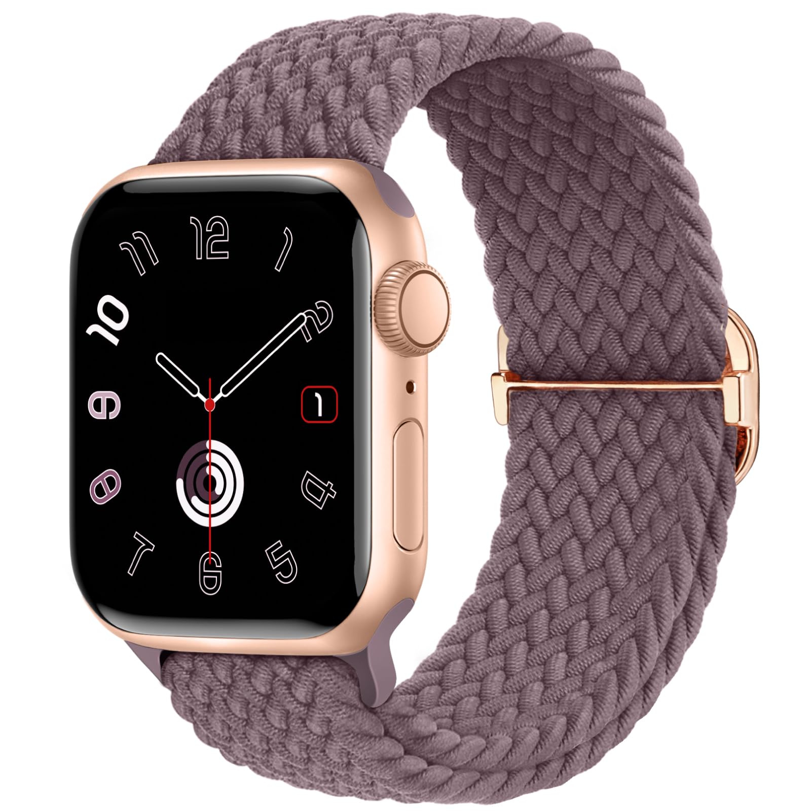 Braided Stretchy Nylon Band Compatible for Apple Watch Bands Women Men