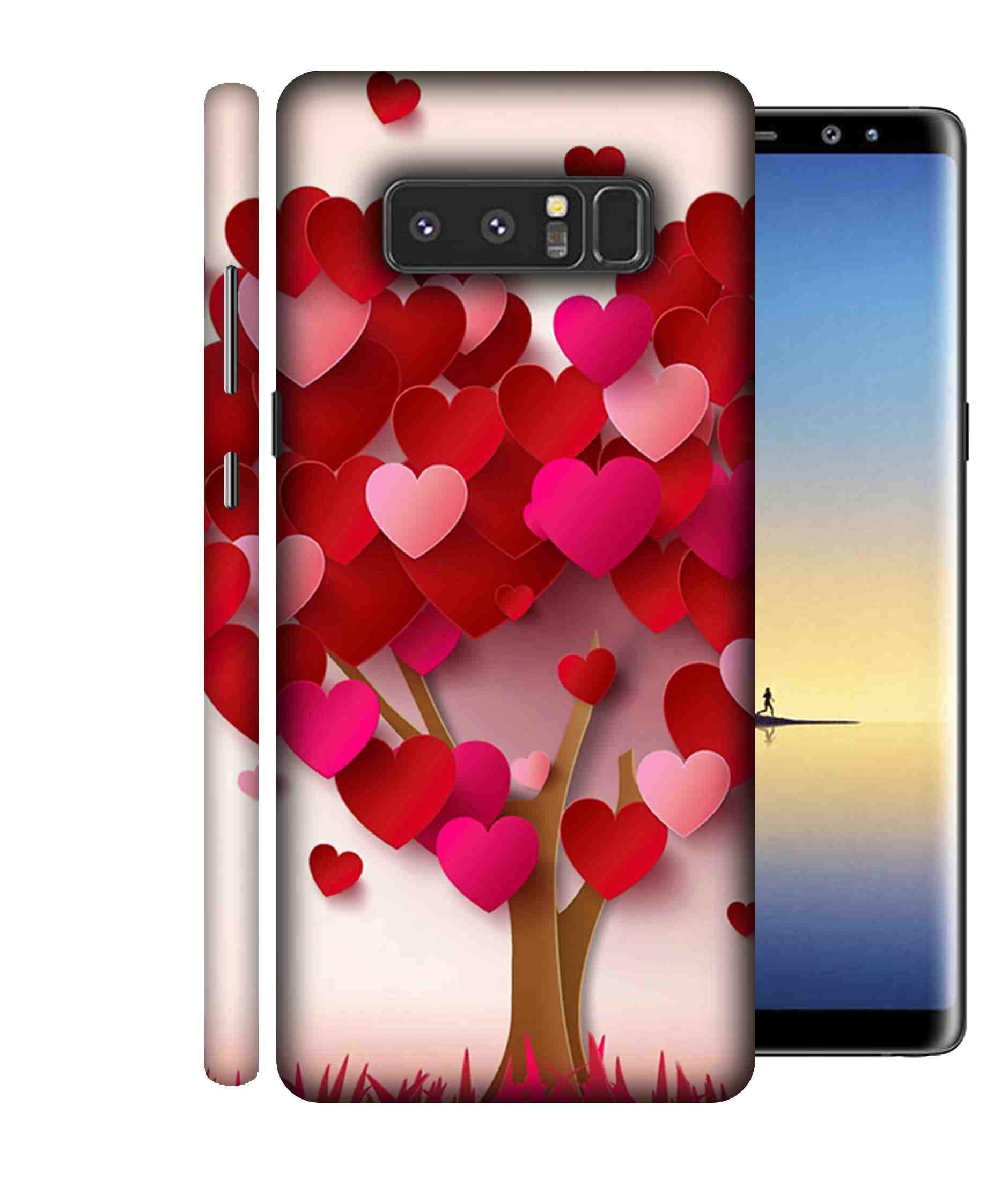 MaroraCases Love Symbols Form Like Tree Hard Printed Designer Case for Samsung Galaxy Note8 Duos N950F, N950FD, N950U/U1, N950W, N9500, N950N Back Cover MRR1265