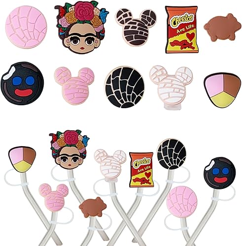 Tapa de paja para Stanley, divertida cubierta de paja de dibujos animados de Miick para Stanley de 30 y 40 onzas, fundas de punta de popote para