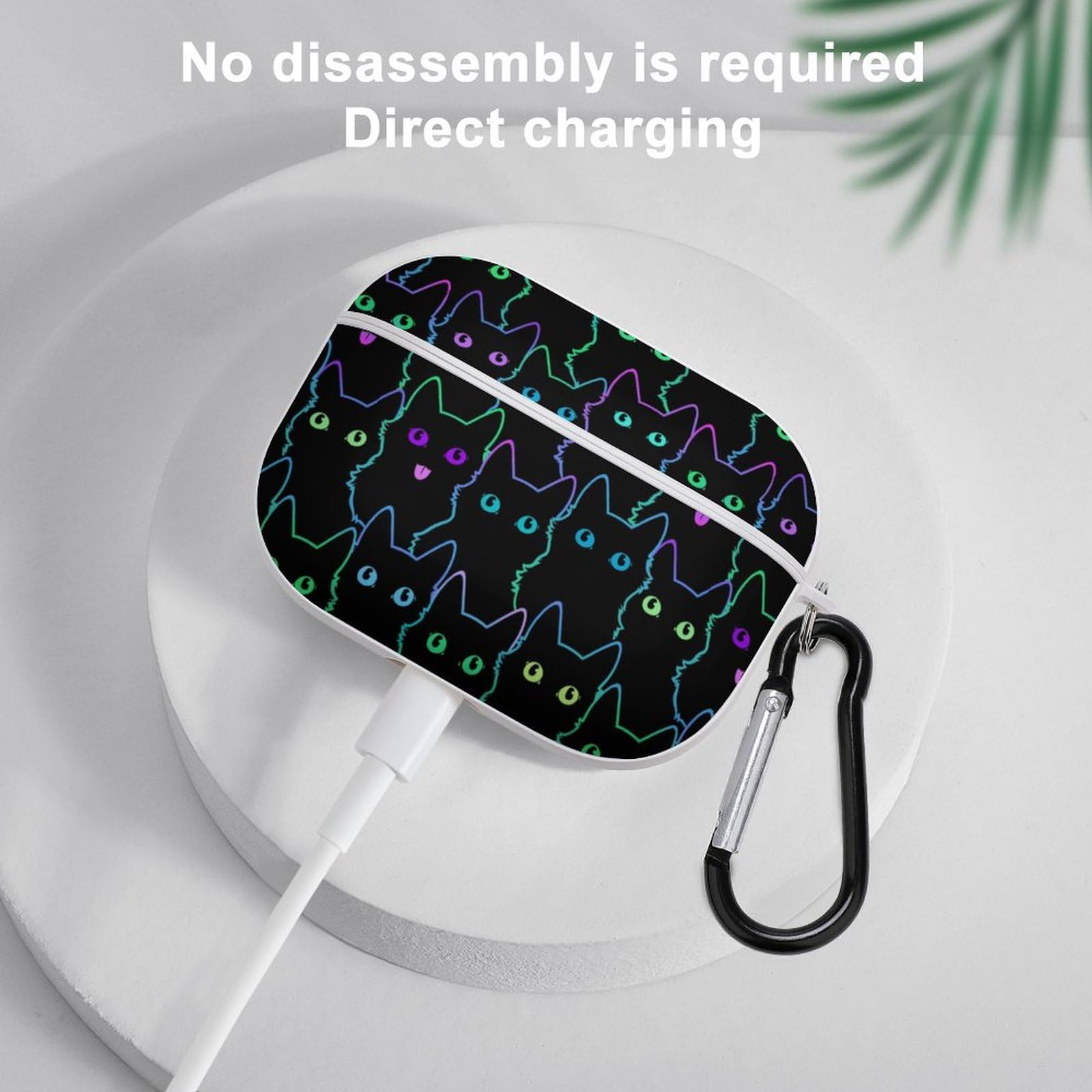 AirPods Pro2 ※白猫 Amazon | おもしろ ねこ 猫柄 可愛い かわいい (2) AirPods Pro2