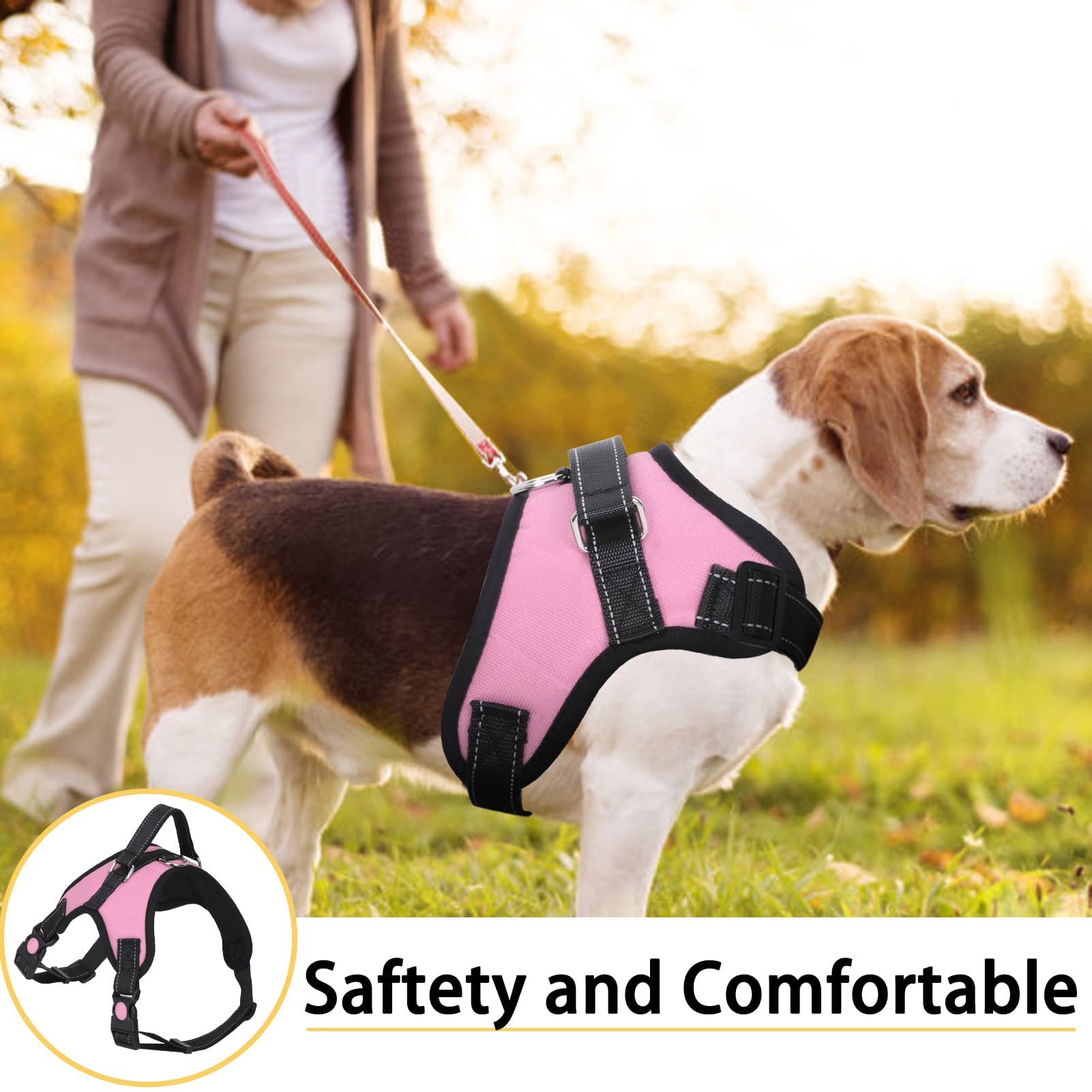 FYY Dog Harness No Pull, Breathable Adjustable Pet Vest - Image 2