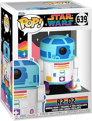 Miniatura 1 de Funko Pop! Star Wars: Pride 2023 - R2-D2 - Figura de vinilo coleccionable - Idea de regalo - Producto oficial - para niños y adultos - Fans de
