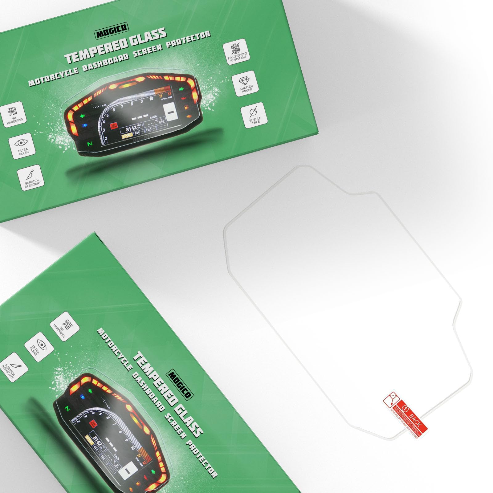Amazon.com: Mogico Ultra Clear Tempered Glass Dashboard Screen