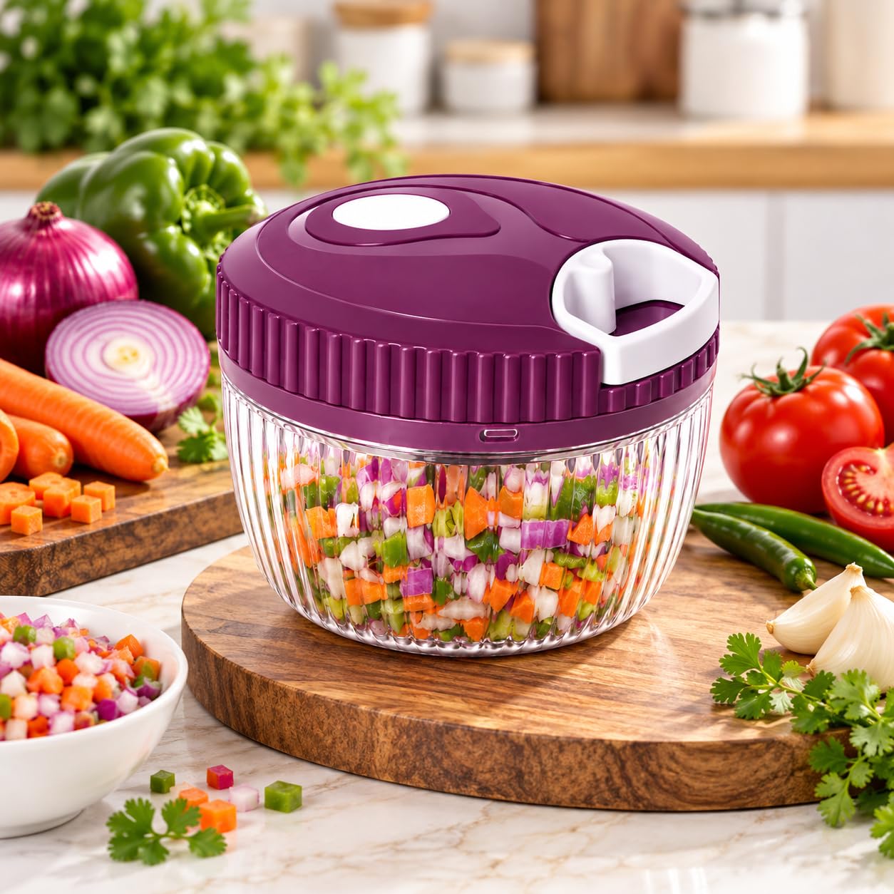 Nirency Vegetable Chopper - Quick & Easy Prep -2