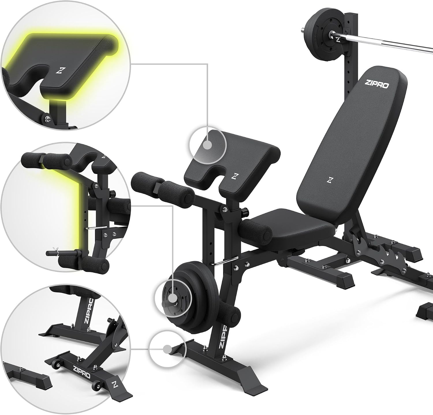 Zipro Superset Foldable Weight Bench User Manual