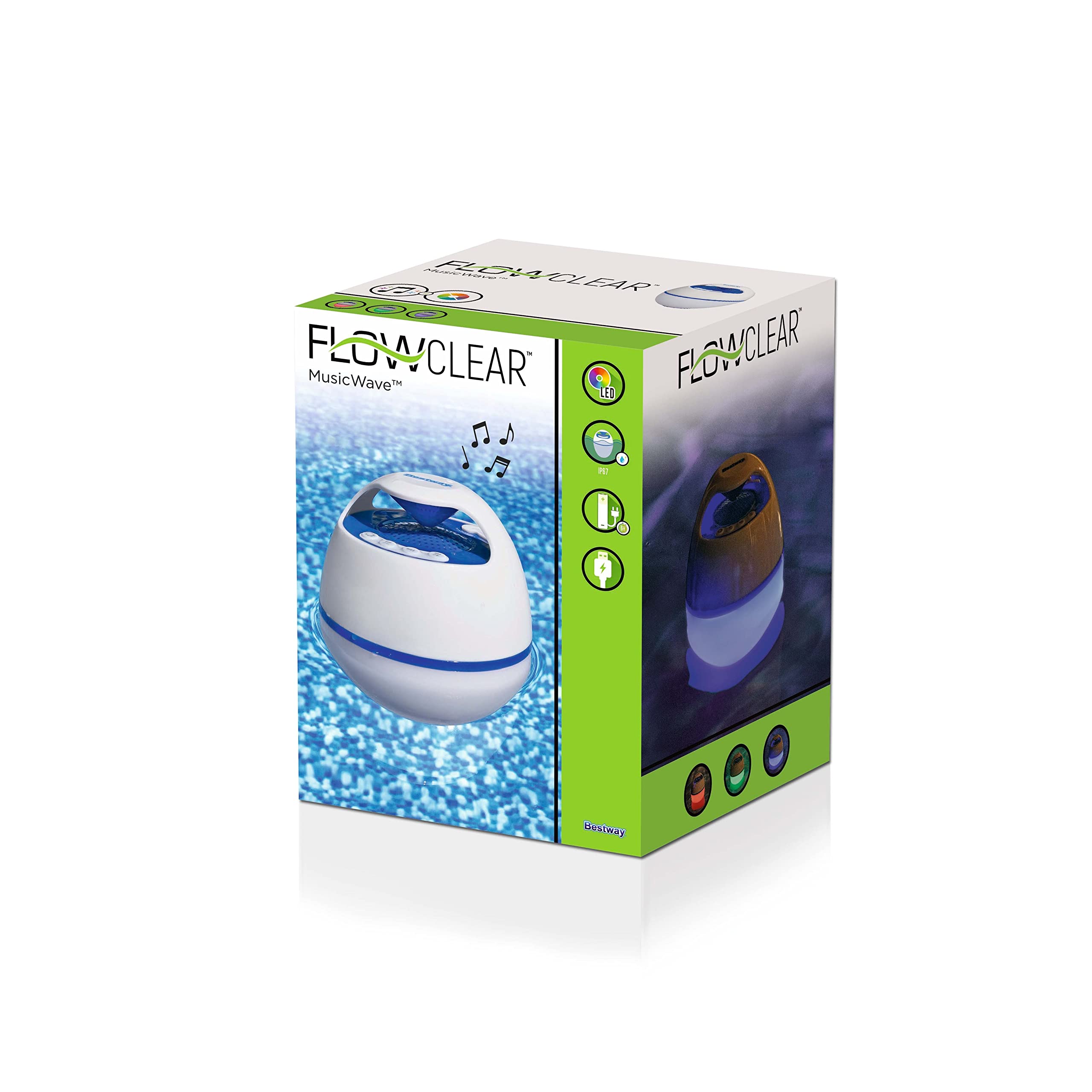 Bestway MusicWave Floating LED Bluetooth Speaker
