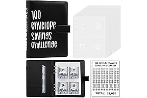 100 Envelopes Money Saving Challenge: A5 Budget Planner with Cash Envelopes for Easy $5,050 Savings