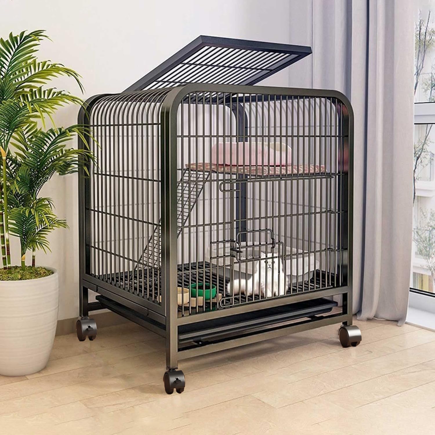 Athvcht 猫ケージ 猫用ケージ 猫ハウス 室内用猫のゲージ Amazon.co.jp: Athvcht 猫ケージ 猫用ケー ジ猫ハウス 室内用猫