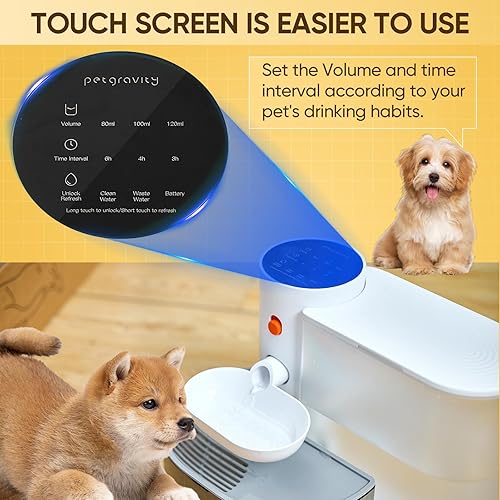 Miniatura 3 de Mended Fuente automática de agua para mascotas, fuente de agua para mascotas mejorada 2025 sin filtro, dispensador de agua para gatos, vertido