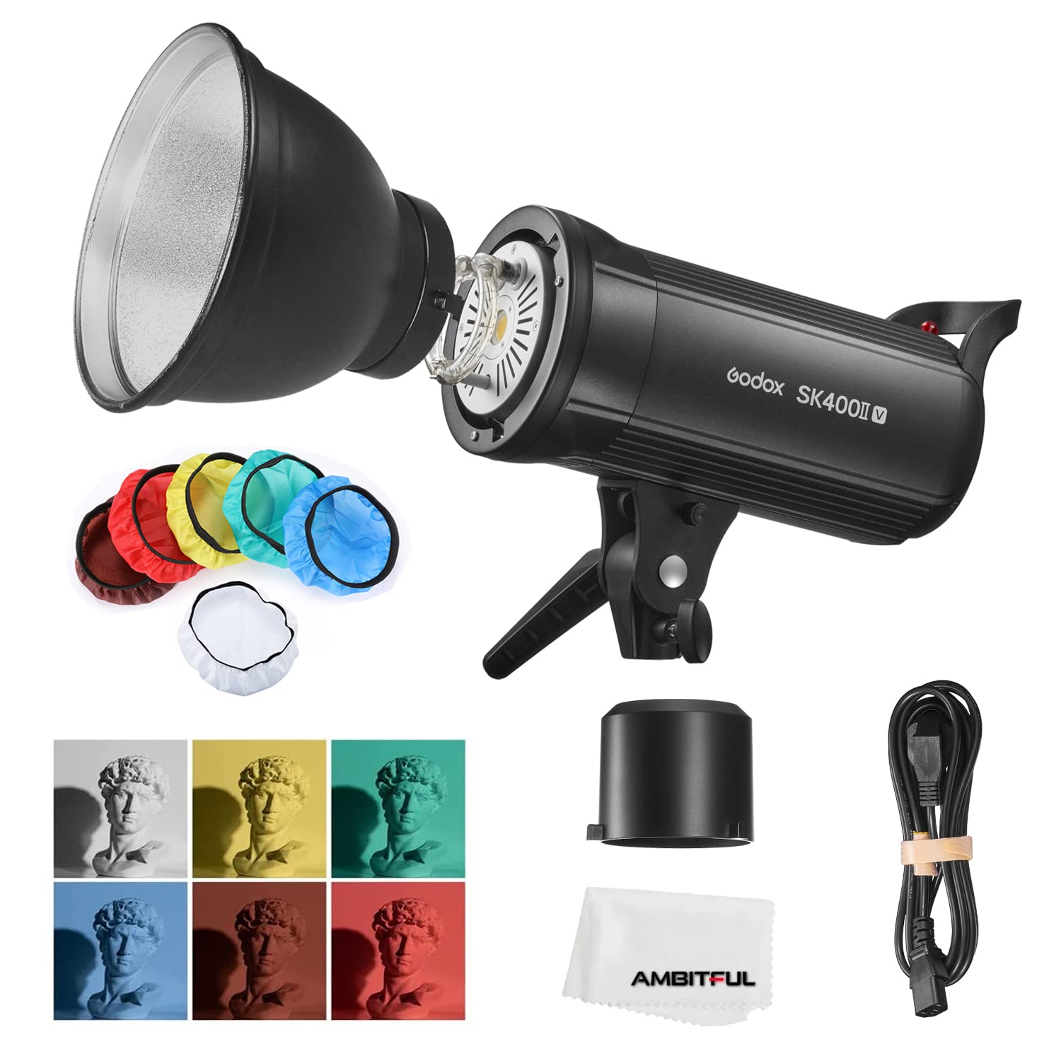 Amazon.com : Godox SK400II-V Upgraded 400Ws GN65 Professional