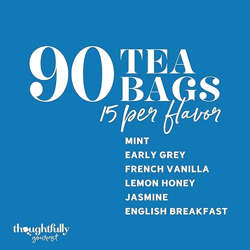 Miniatura 5 de Thoughtfully Gourmet, juego de regalo de oración cristiana de afirmaciones de té, incluye 6 sabores de té con versículos bíblicos de Salmos para