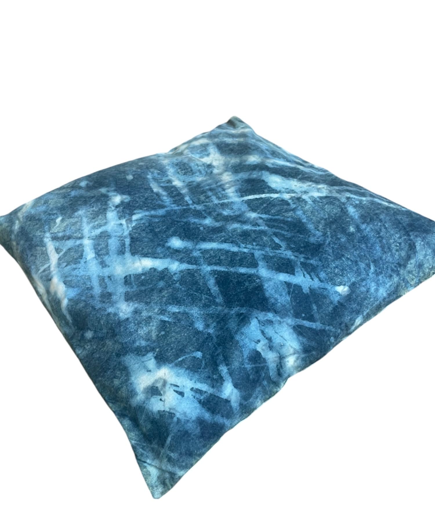 Voice of Source handwoven cotton and naturally indigo dyed pillow cushion cover crafted by Balinese artisans (Multicolor) - Image 3
